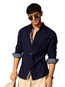 Pinkmint Men's Solid Shirt | Soft Cotton Blend | Casual Shirt | Plain | Full Sleeve - Regular Fit (Available in Plus Size) 3.8 3.8 out of 5 stars   (920)